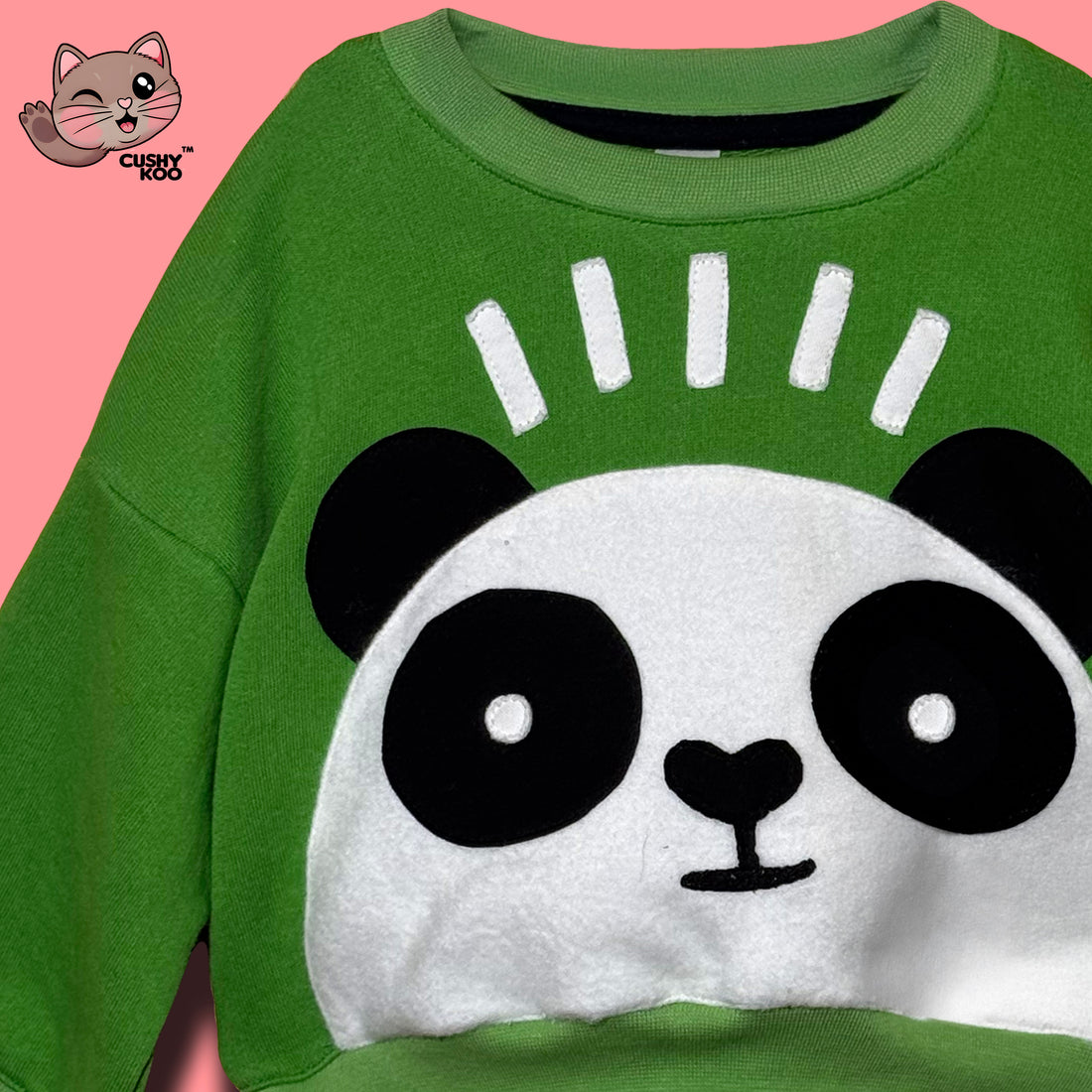 Chubby Panda Tee - Green