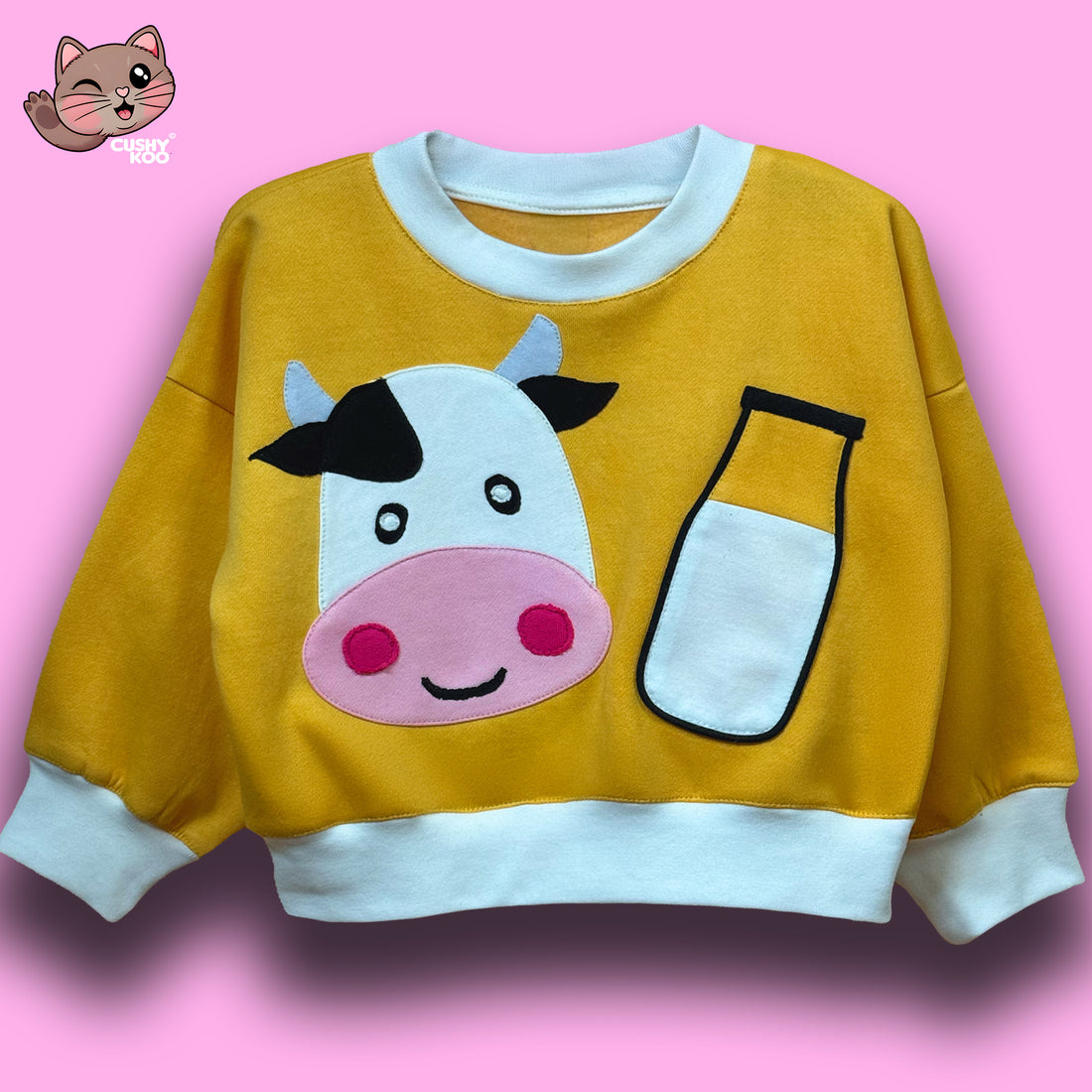 Moo Cow T-shirt - Lounge Yellow