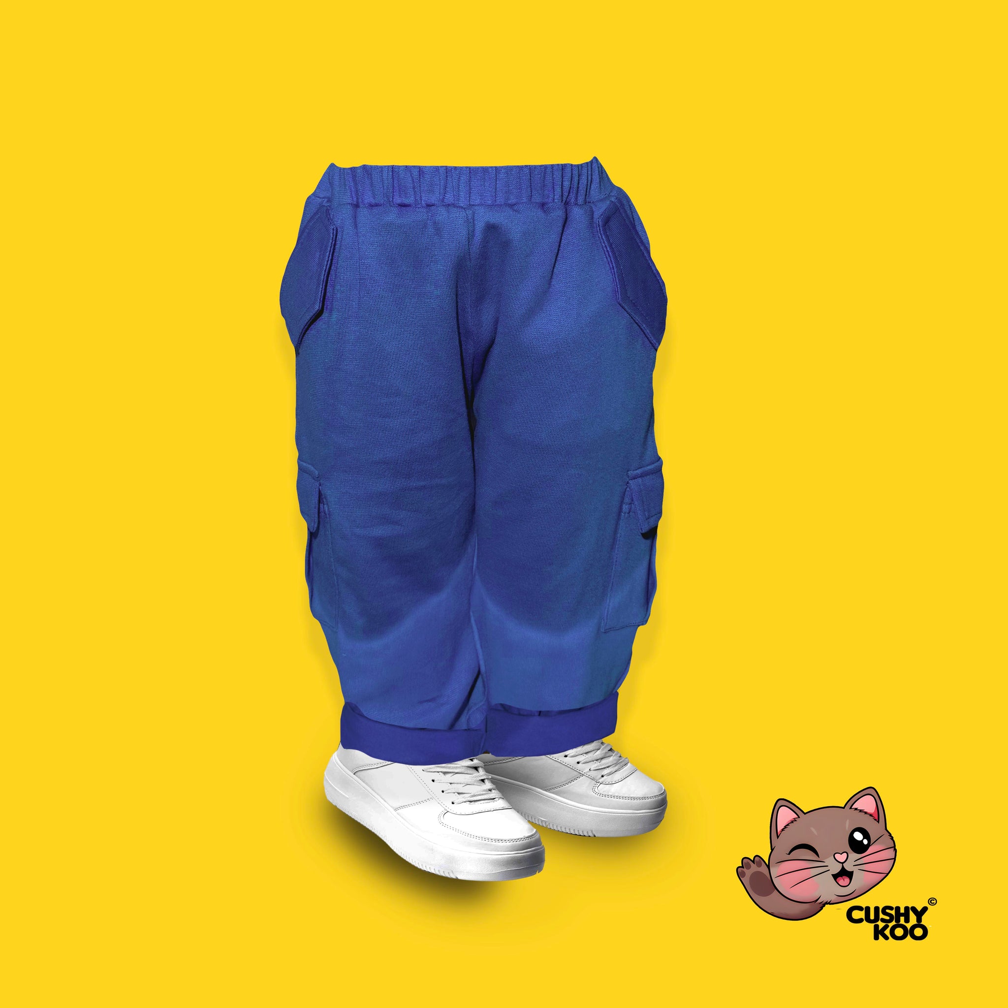 Kid's Cargo Pants - Ocean Blue