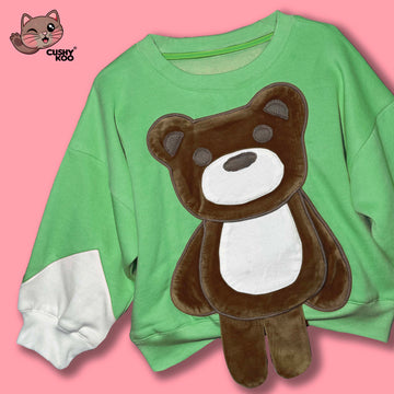 3D Teddy Tee - Light Green