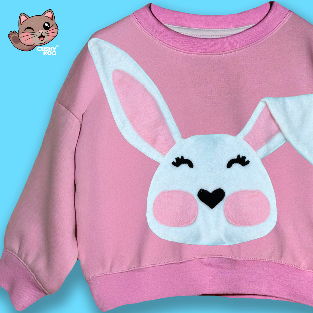 Hello Bunny Tee - Pink