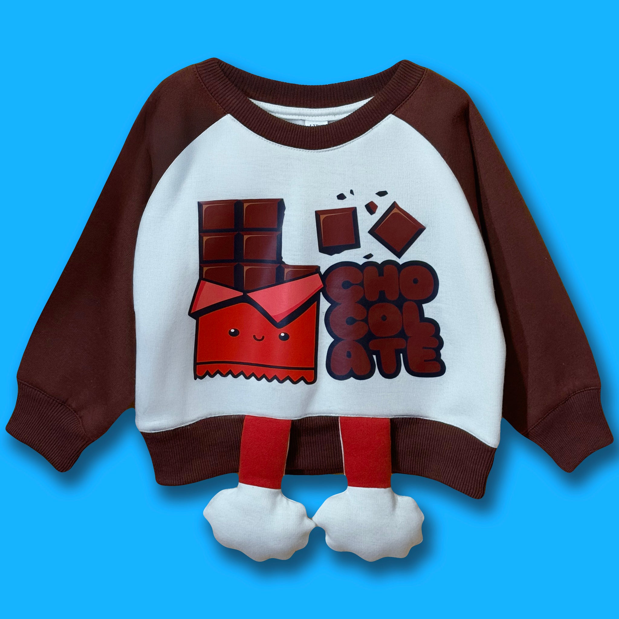 Chocolate Tee for Kids - Brown