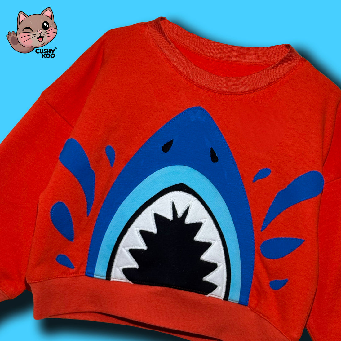 Shark Attack T-Shirt - Orange