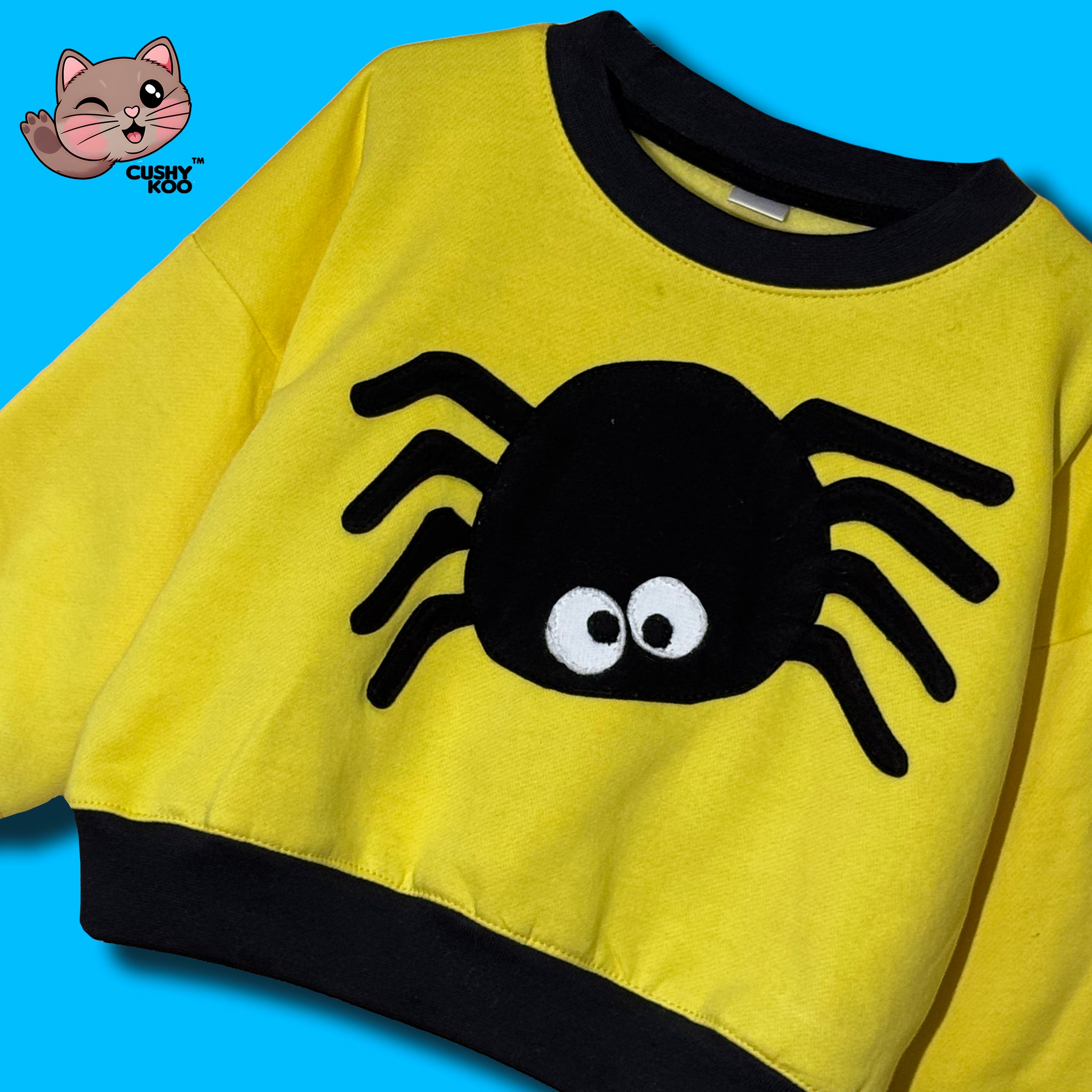 Incy Wincy Spider Tee - Yellow