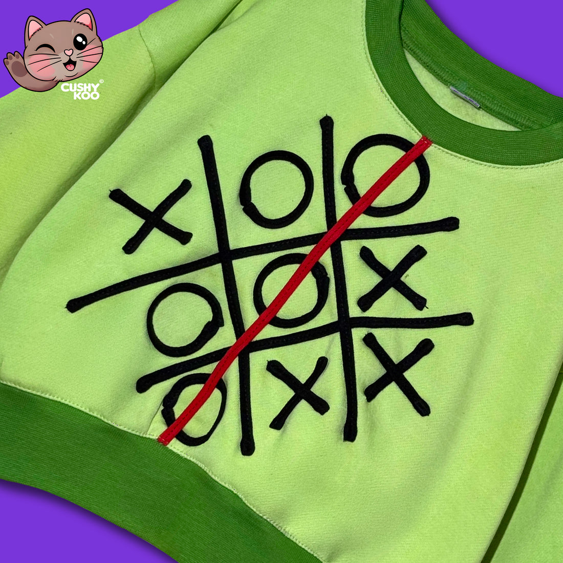 Tic Tac Toe T-shirt - Green