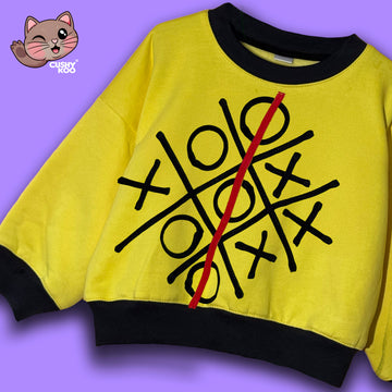 Tic Tac Toe T-shirt - Yellow