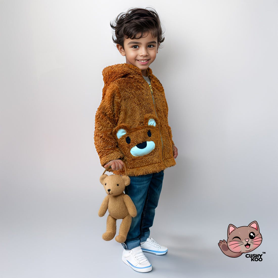 Teddy Fur Hoodie Jacket