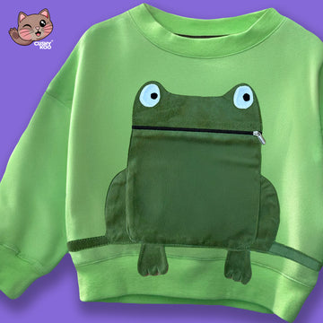 Croaky Frog Tee - Green