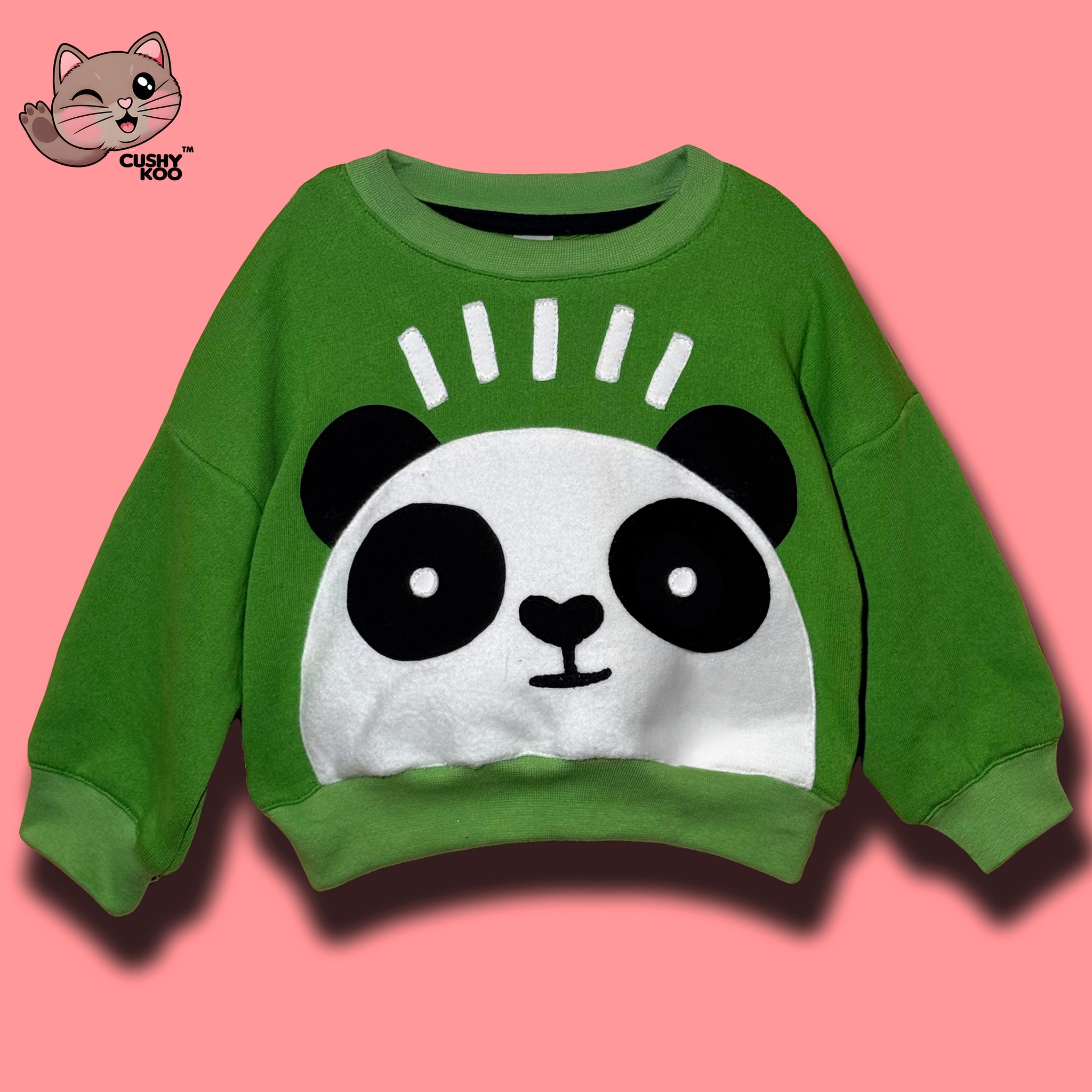 Chubby Panda Tee - Green