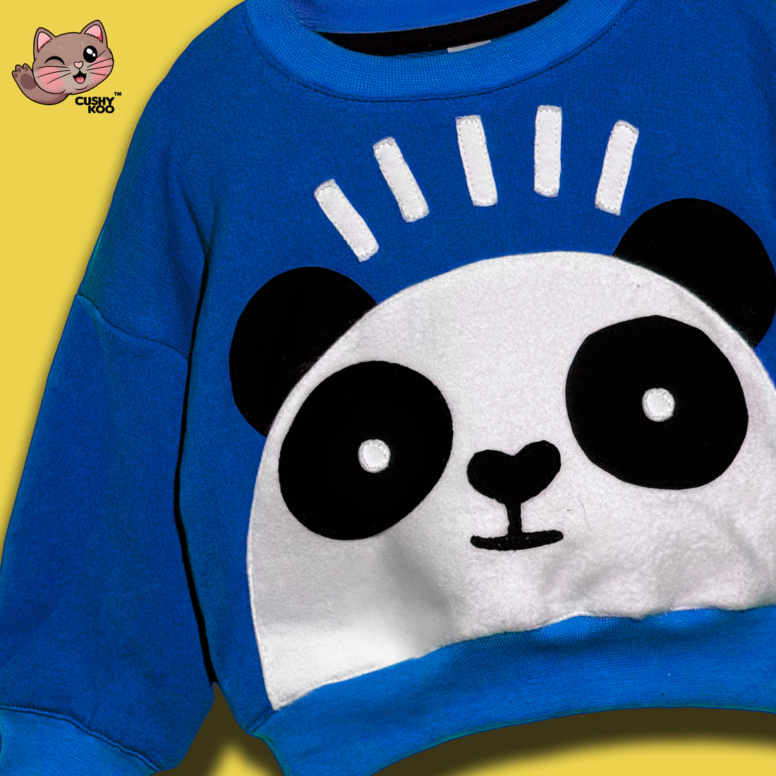 Chubby Panda Tee - Blue