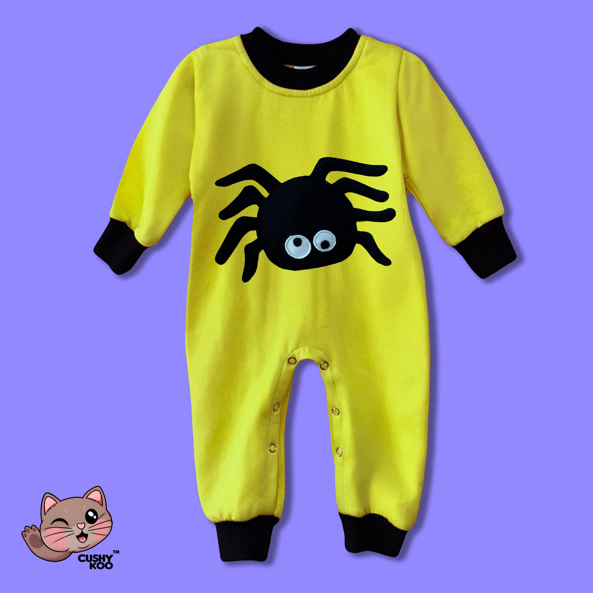 Incy Wincy Spider Baby Romper - Yellow