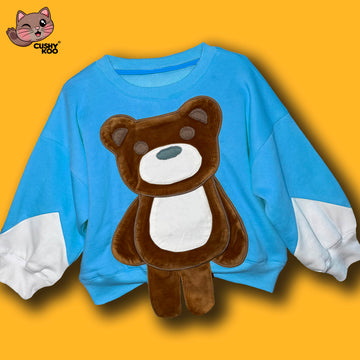 3D Teddy Tee - Blue