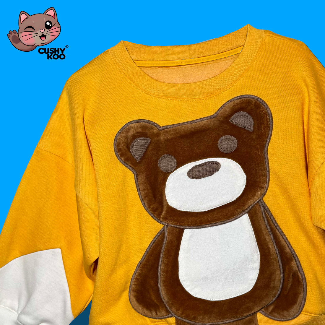 3D Teddy Tee - Mustard