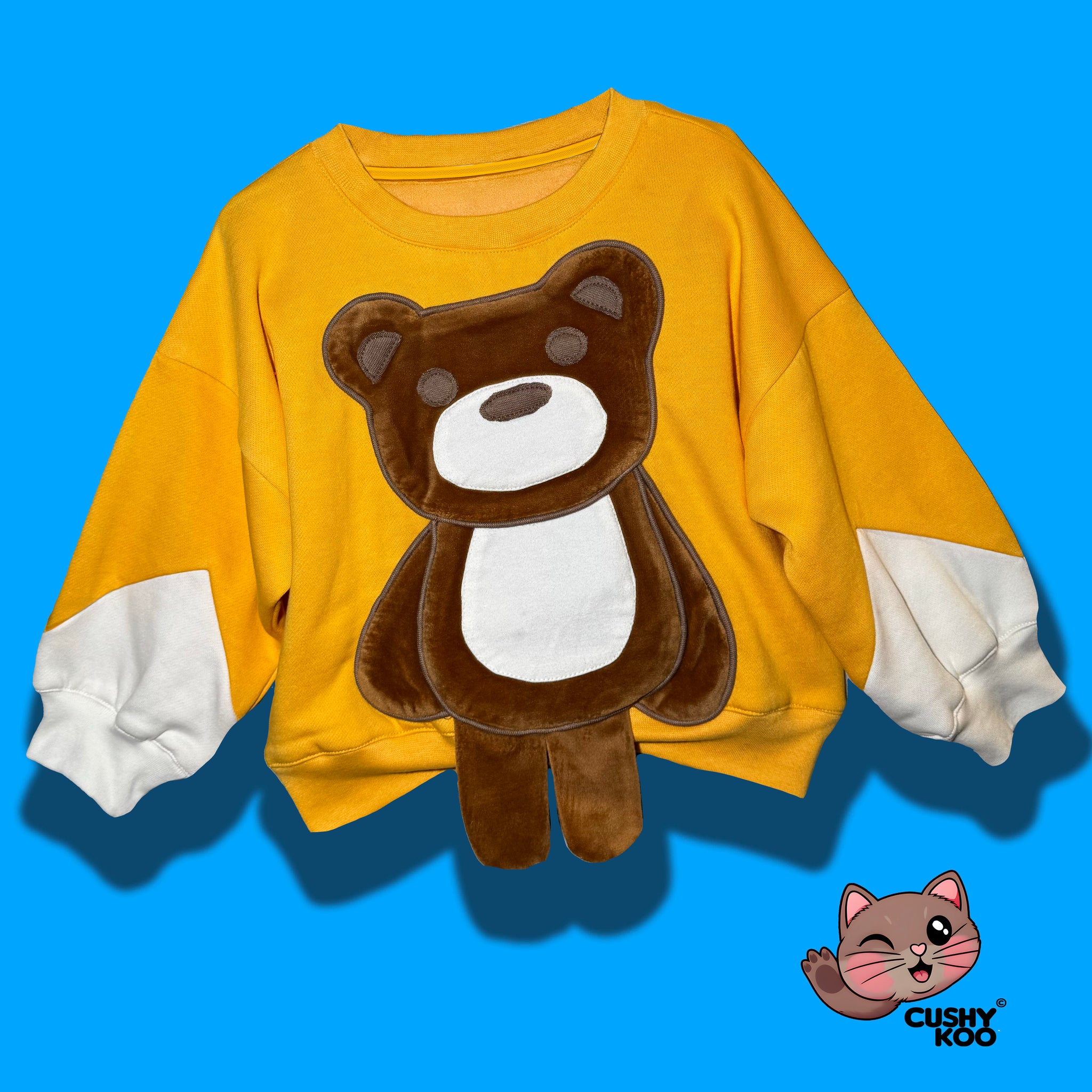 3D Teddy Tee - Mustard