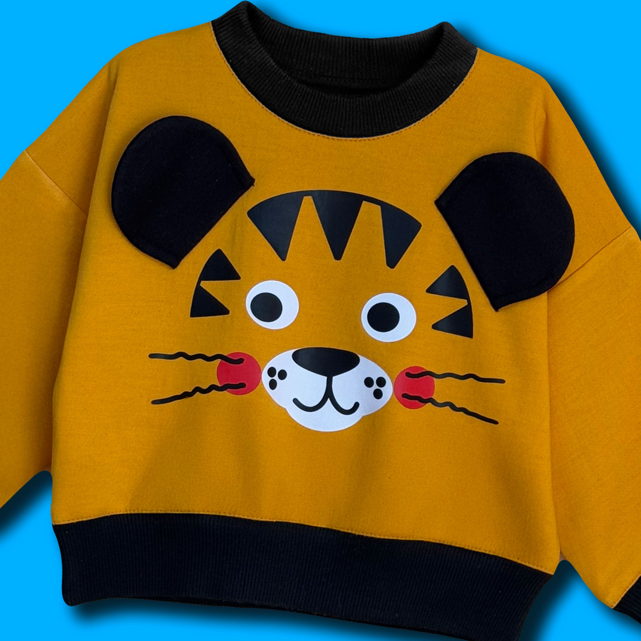 Tiny Tiger Tee for Kids - Yellow