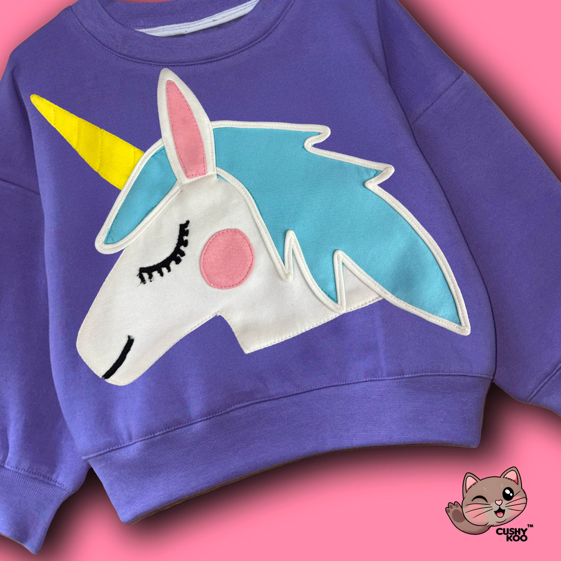 Unicorn in the sky - Purple T-shirt