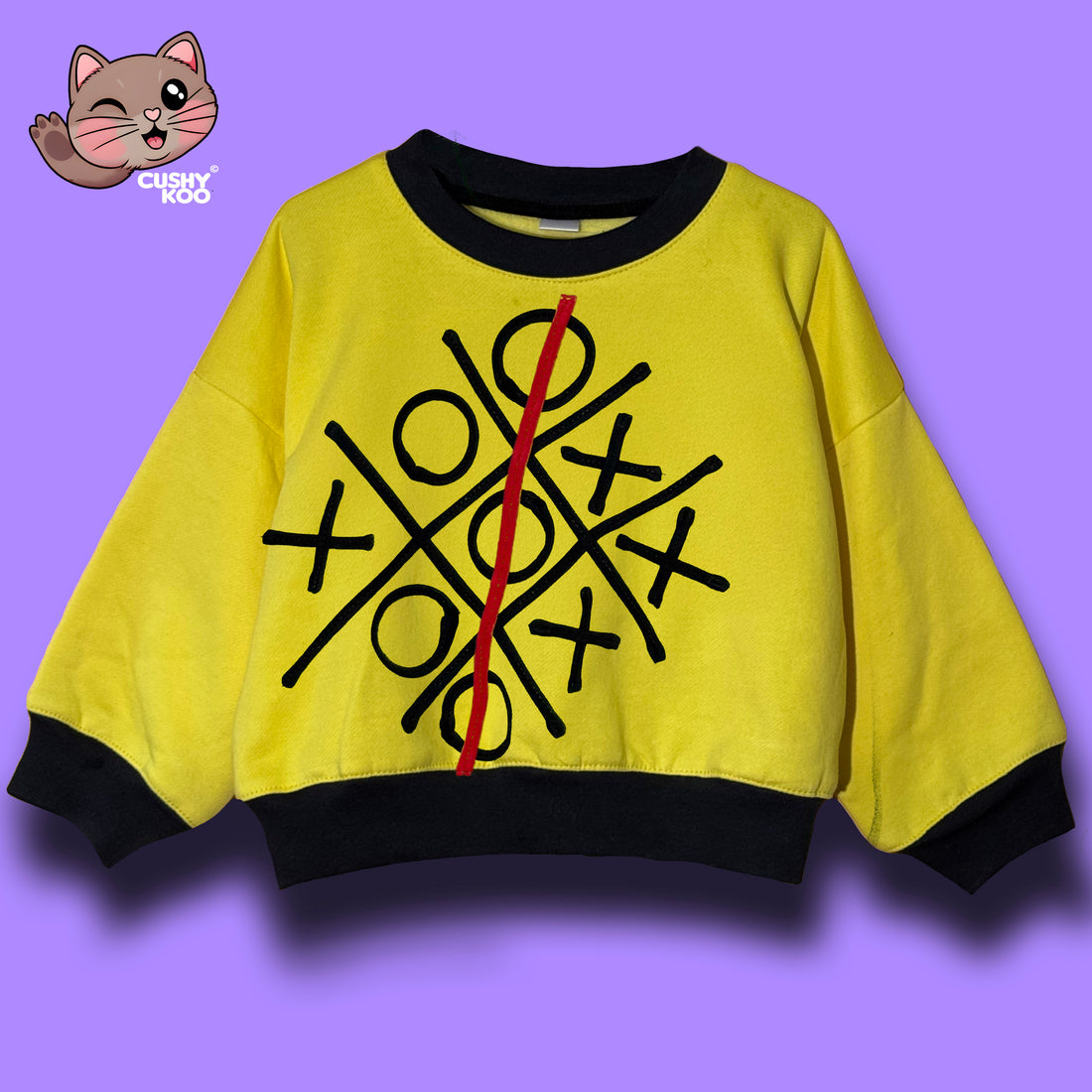 Tic Tac Toe T-shirt - Yellow