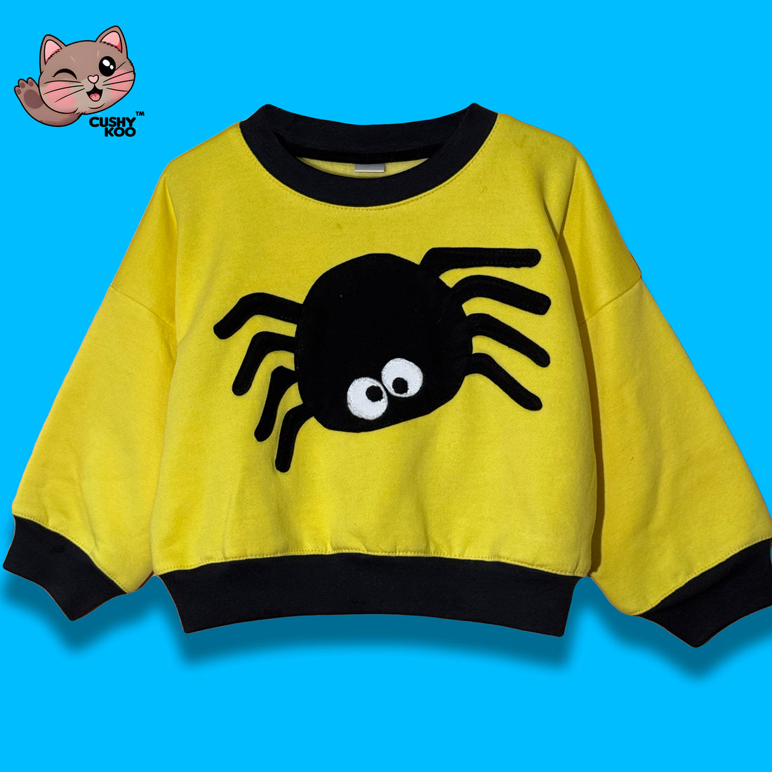 Incy Wincy Spider Tee - Yellow